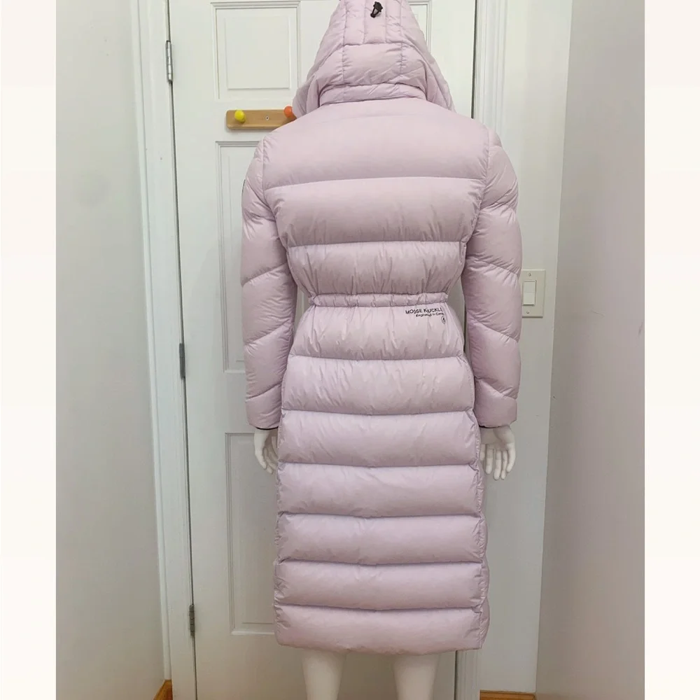 Moose Knuckles Women’s Lightweight Parka Coat Belle Cote Lilac - Picture 6 of 10